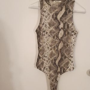 Nwot snake skin body suit